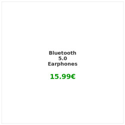 Bluetooth 5.0 Wireless Earphones - Premium Sound