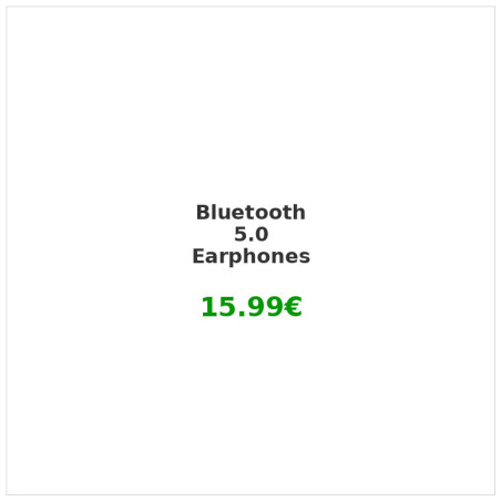 Bluetooth 5.0 Wireless Earphones - Premium Sound