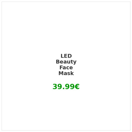 LED Beauty Face Mask - 7 Colors Light Therapy