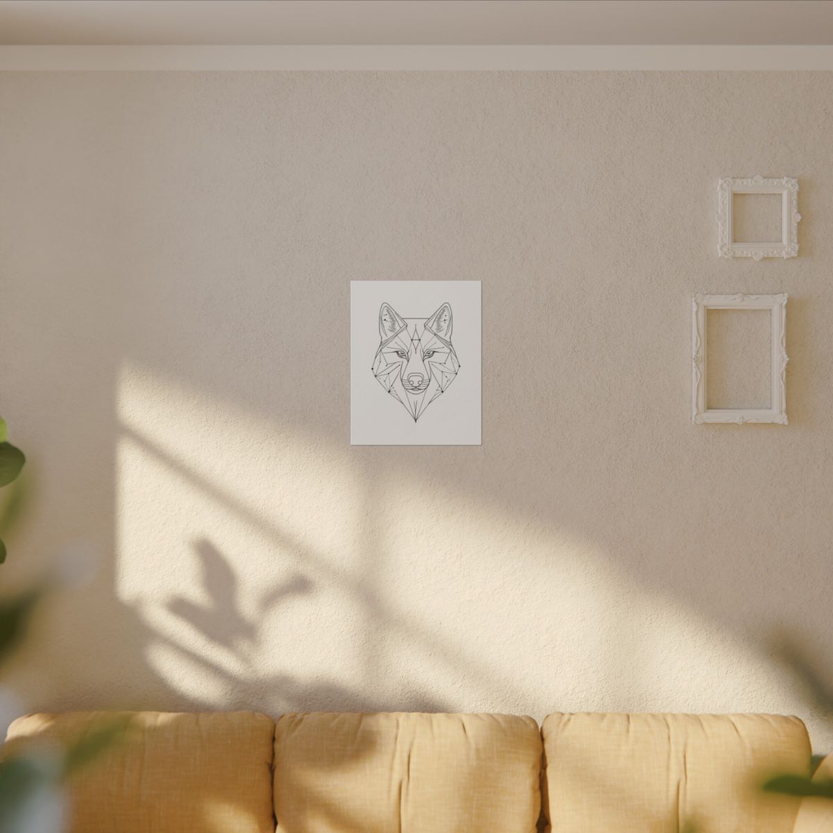 Toile Loup Constellation — autre angle