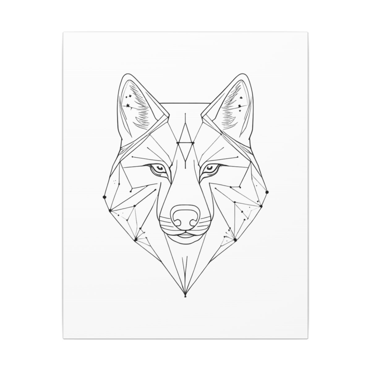 Toile Loup Constellation