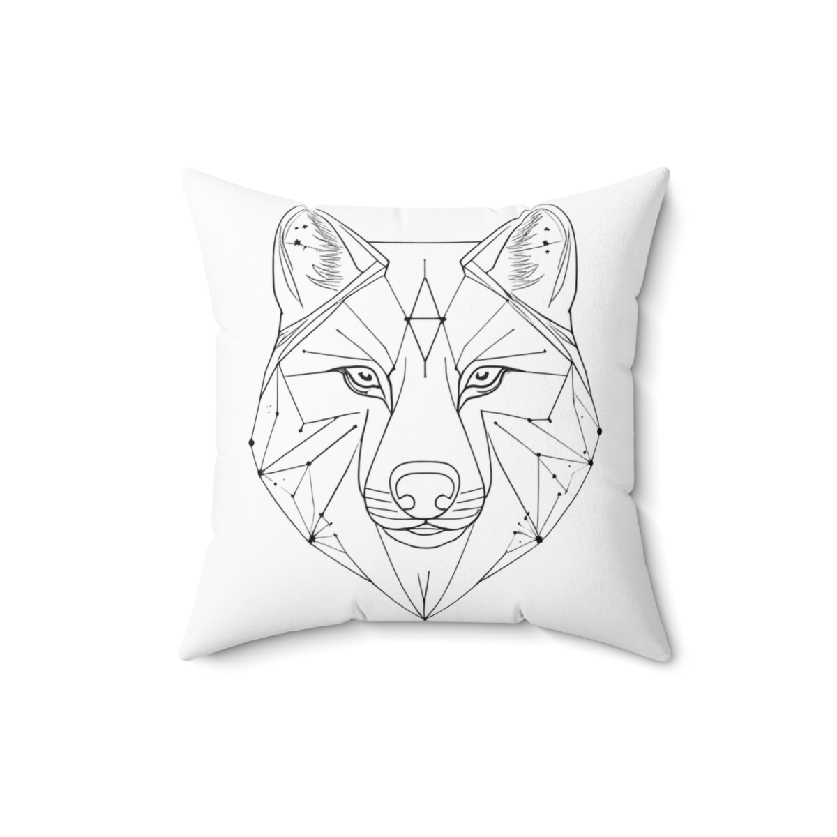 Coussin Loup Constellation — autre vue