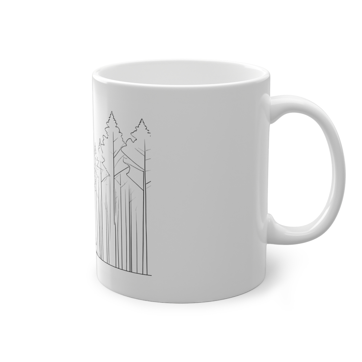 Mug Loup Forêt — autre angle
