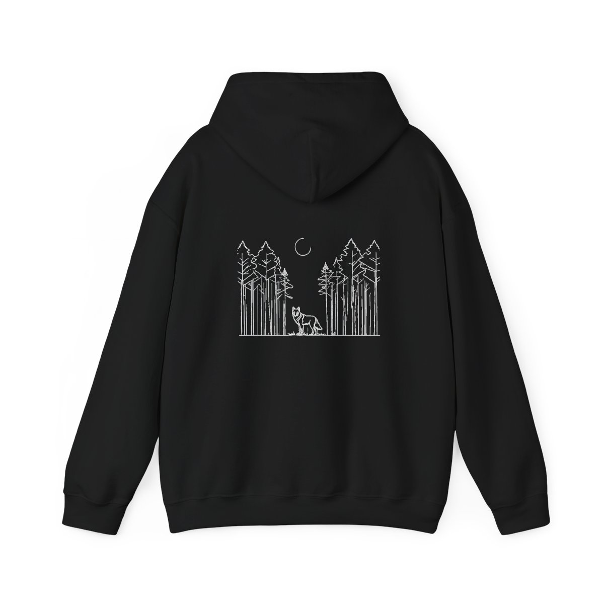 Hoodie Loup Forêt