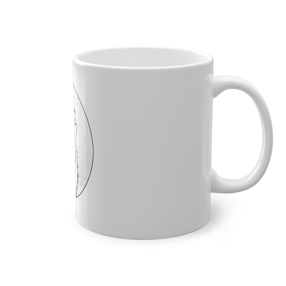 Mug Loup Lune — autre angle