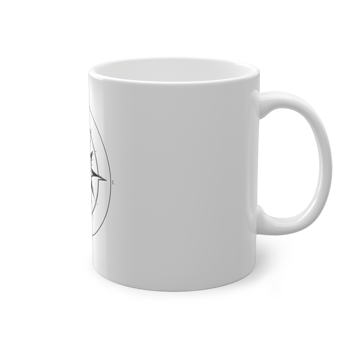 Mug Loup Boussole — autre angle