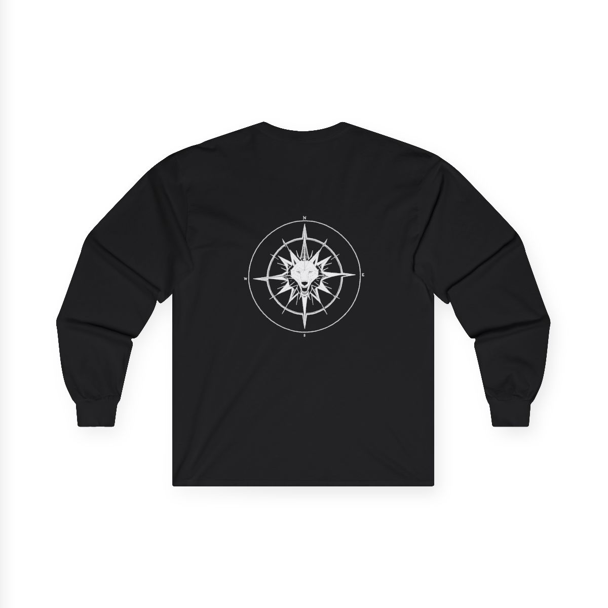 T-shirt manches longues Loup Boussole