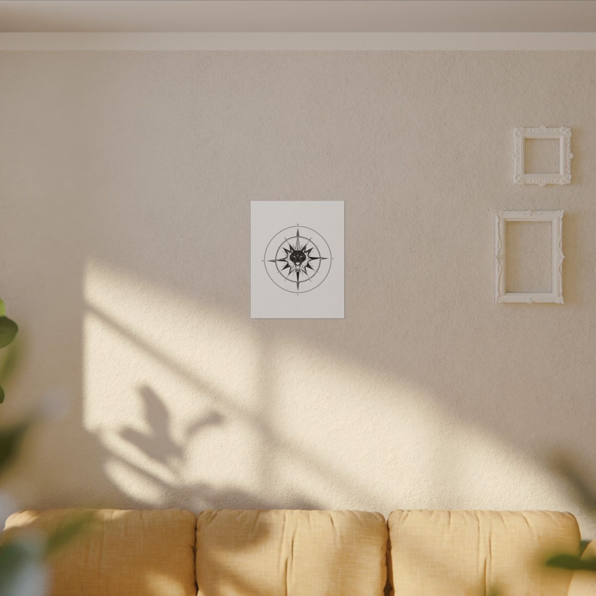 Toile Loup Boussole — autre angle