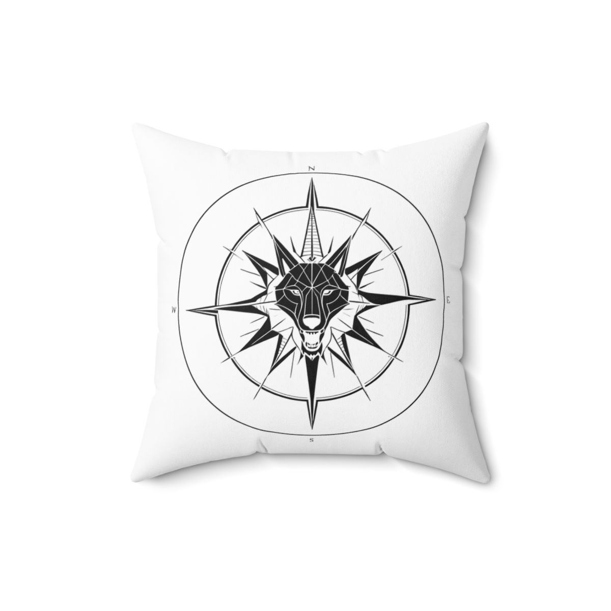 Coussin Loup Boussole — autre vue