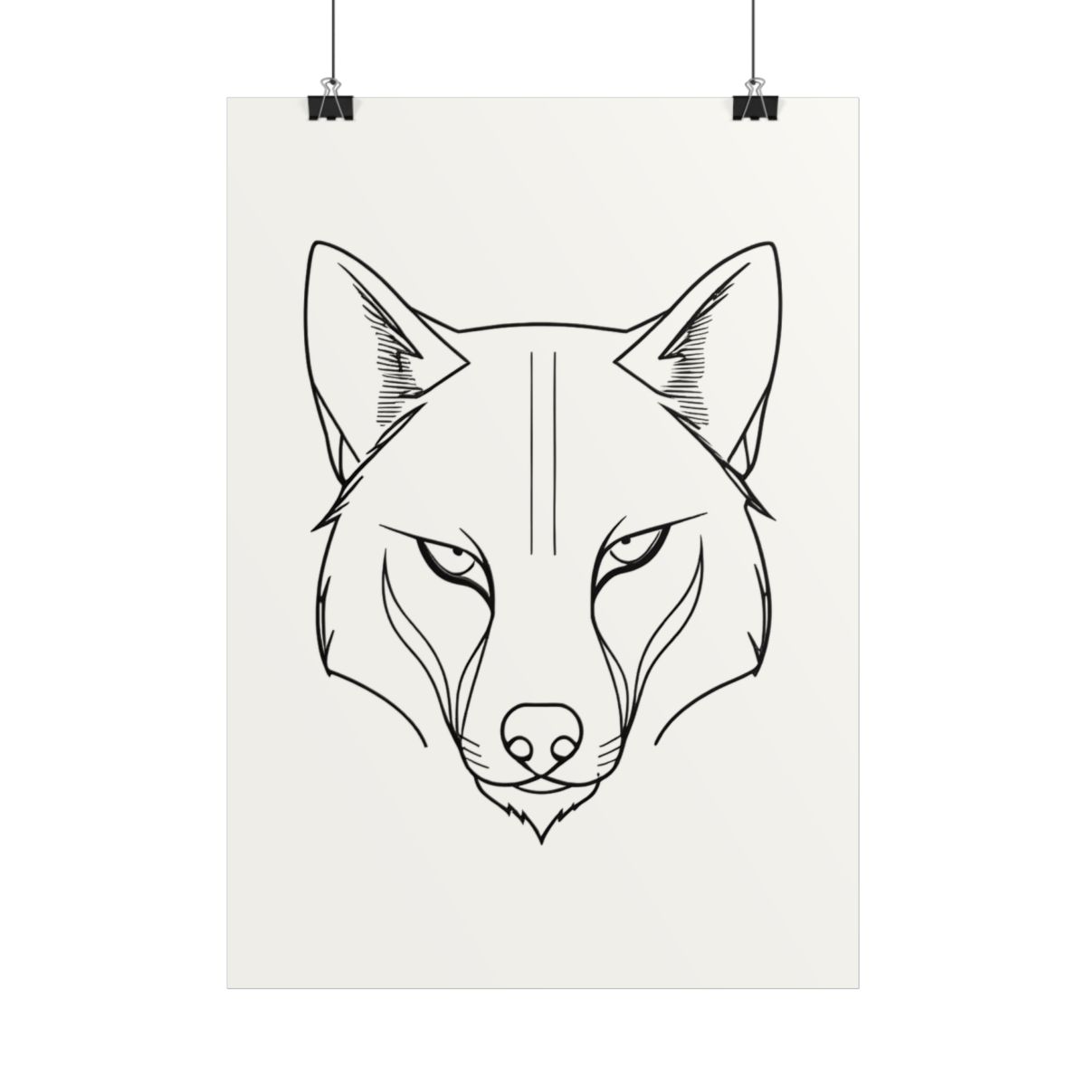 Poster Tête de Loup
