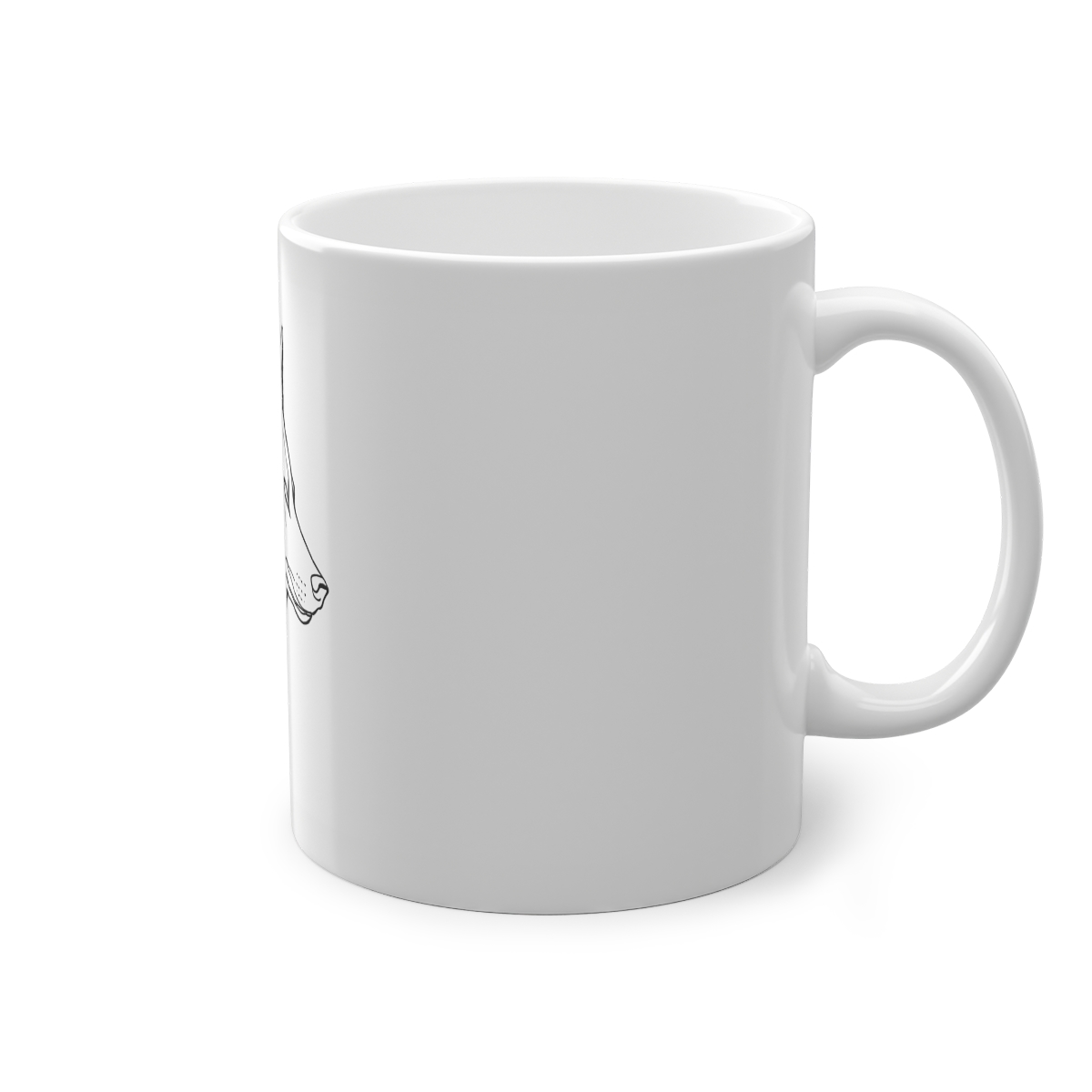 Mug Profil de Loup — autre angle