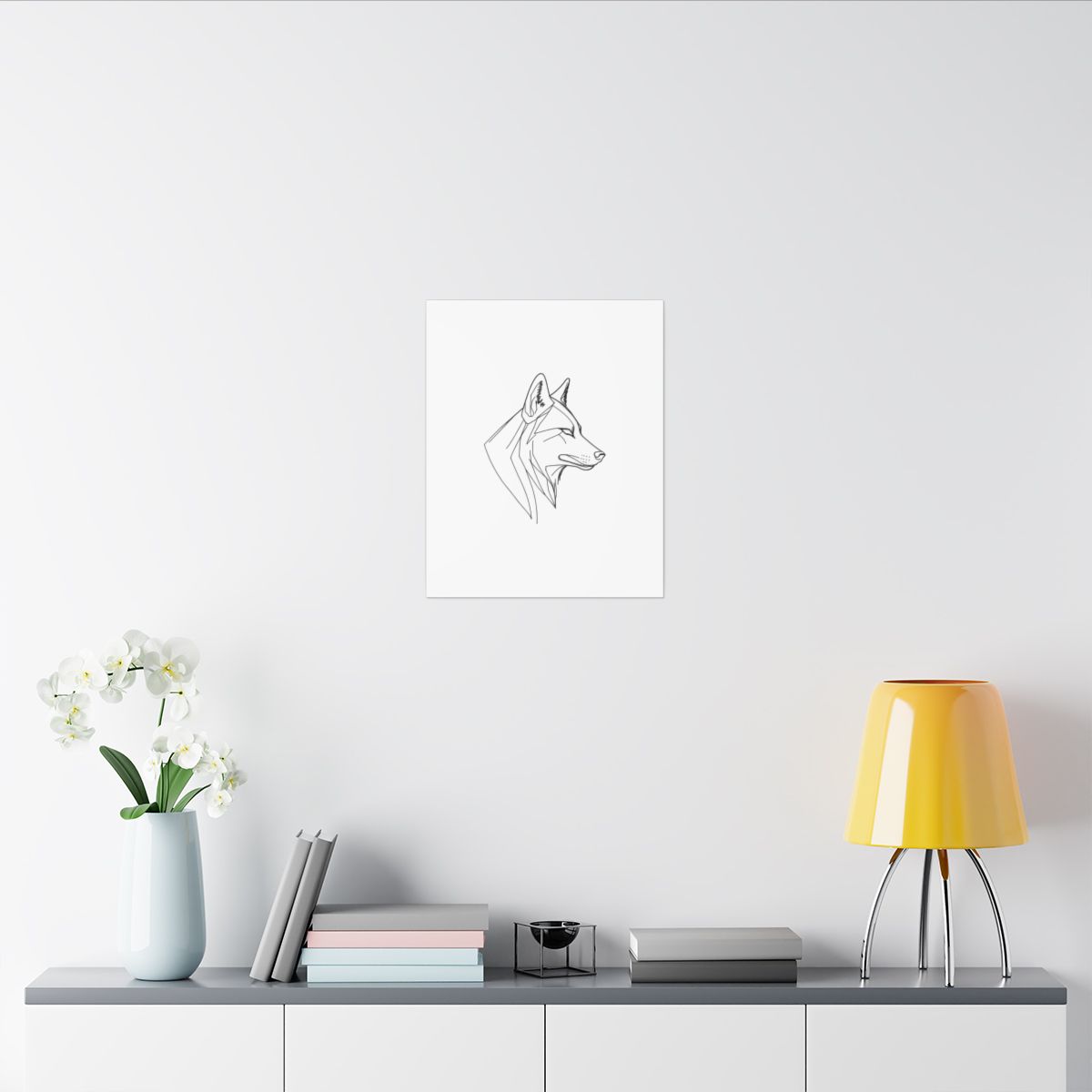 Toile Profil de Loup — autre vue