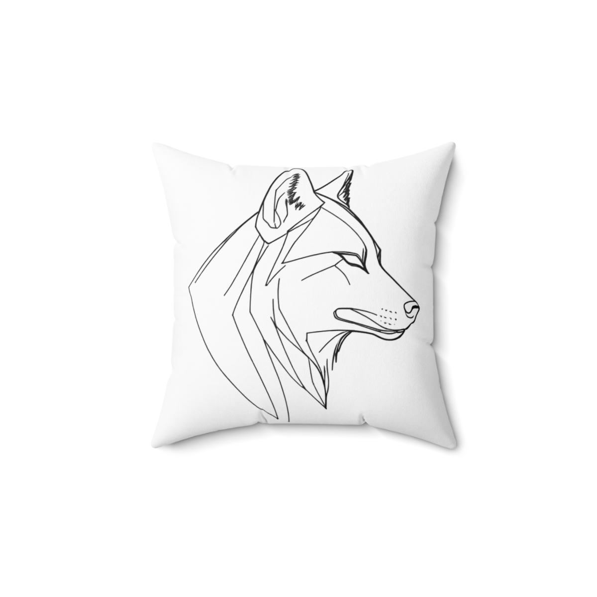 Coussin Profil de Loup